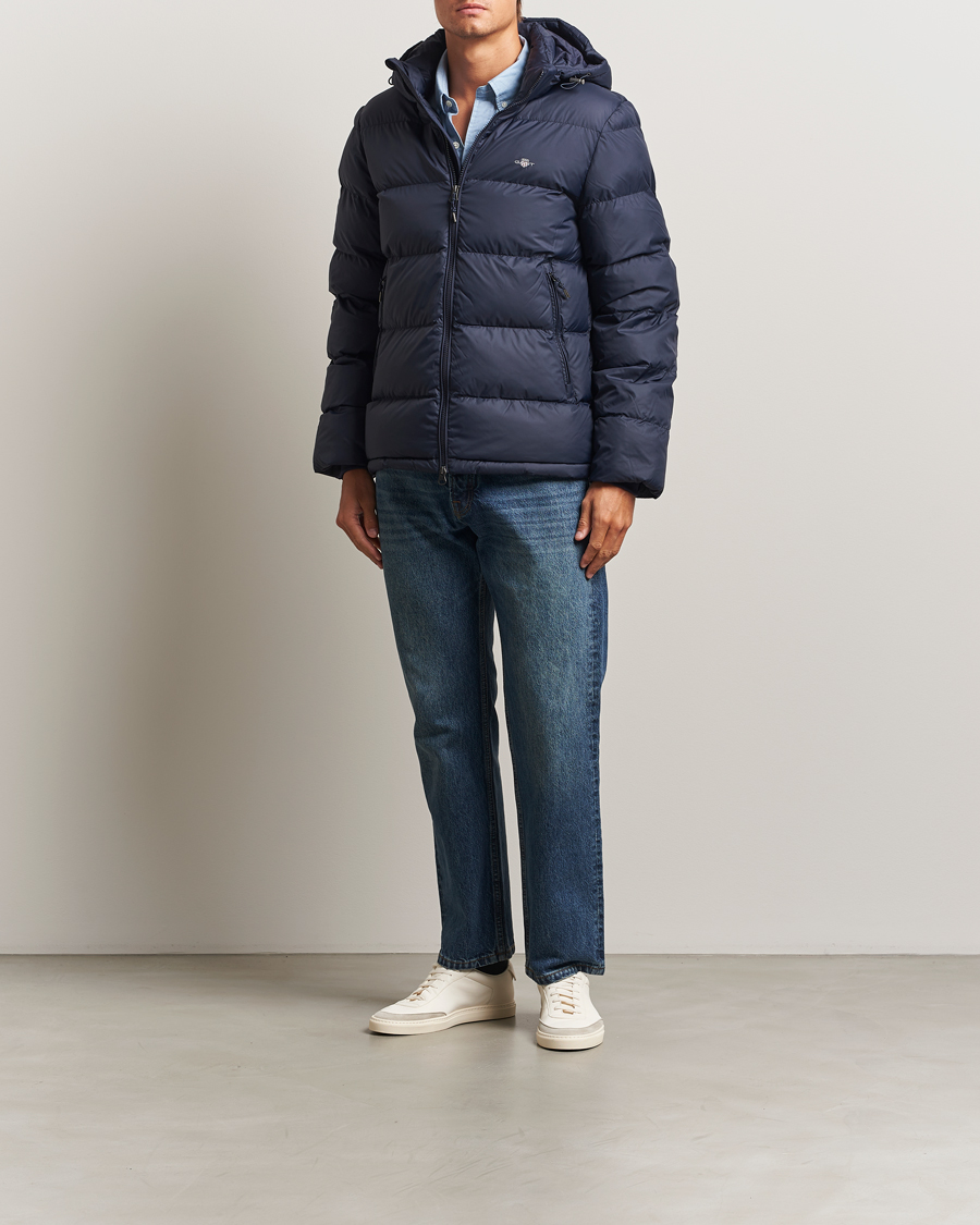 Heren | Jassen | GANT | The Active Cloud Down Jacket Evening Blue