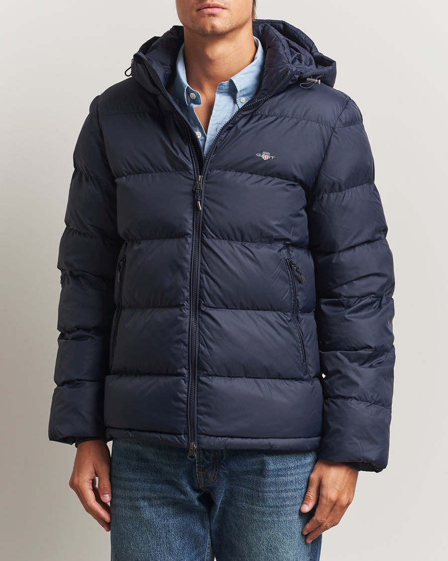 Heren | Jassen | GANT | The Active Cloud Down Jacket Evening Blue