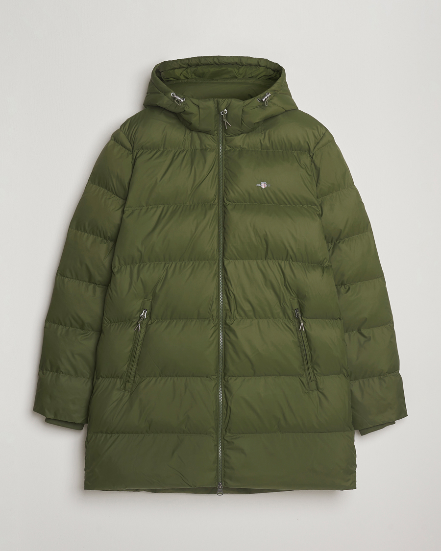 Heren | Jassen | GANT | The Active Cloud Mid Length Jacket Country Green
