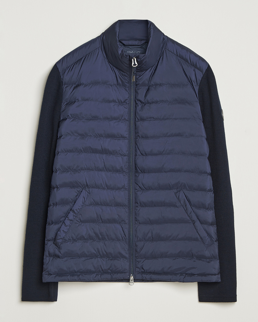 GANT Licht donsjack voor heren, evening blue, S GANT Licht donsjack voor heren, evening blue, S