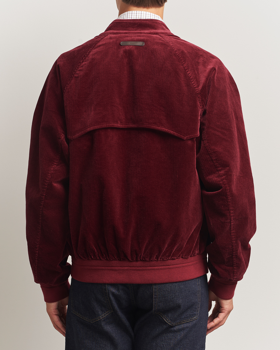 Heren | Jassen | GANT | Corduroy Harrington Jacket Plumped Red