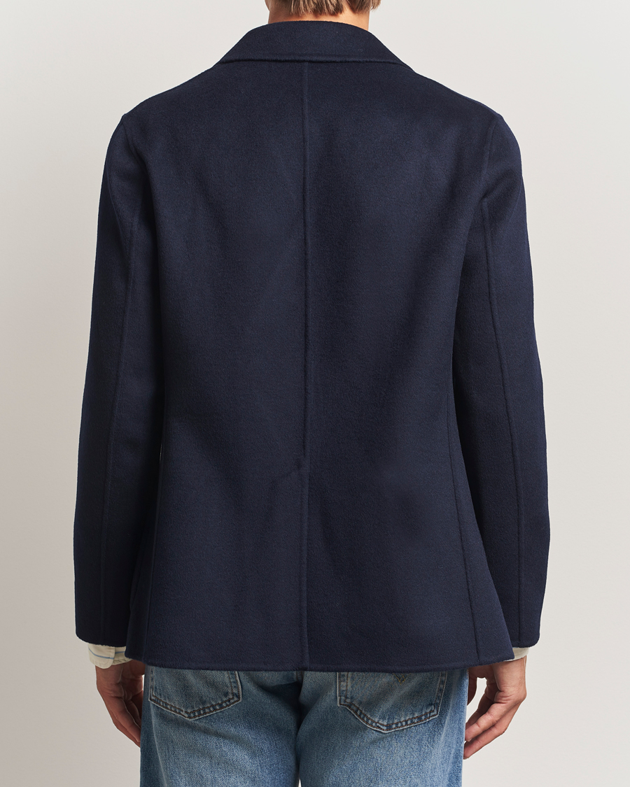 Heren | Blazers | GANT | Wool Double Breasted Club Blazer Evening Blue