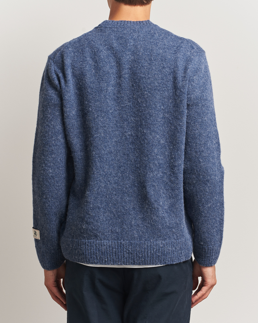 Heren | Truien | GANT | Scottish Wool Knitted Crew Neck Sweater Marine Melange