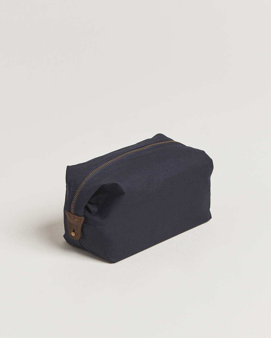 Heren | Tassen | GANT | Waxed Cotton Washbag Evening Blue