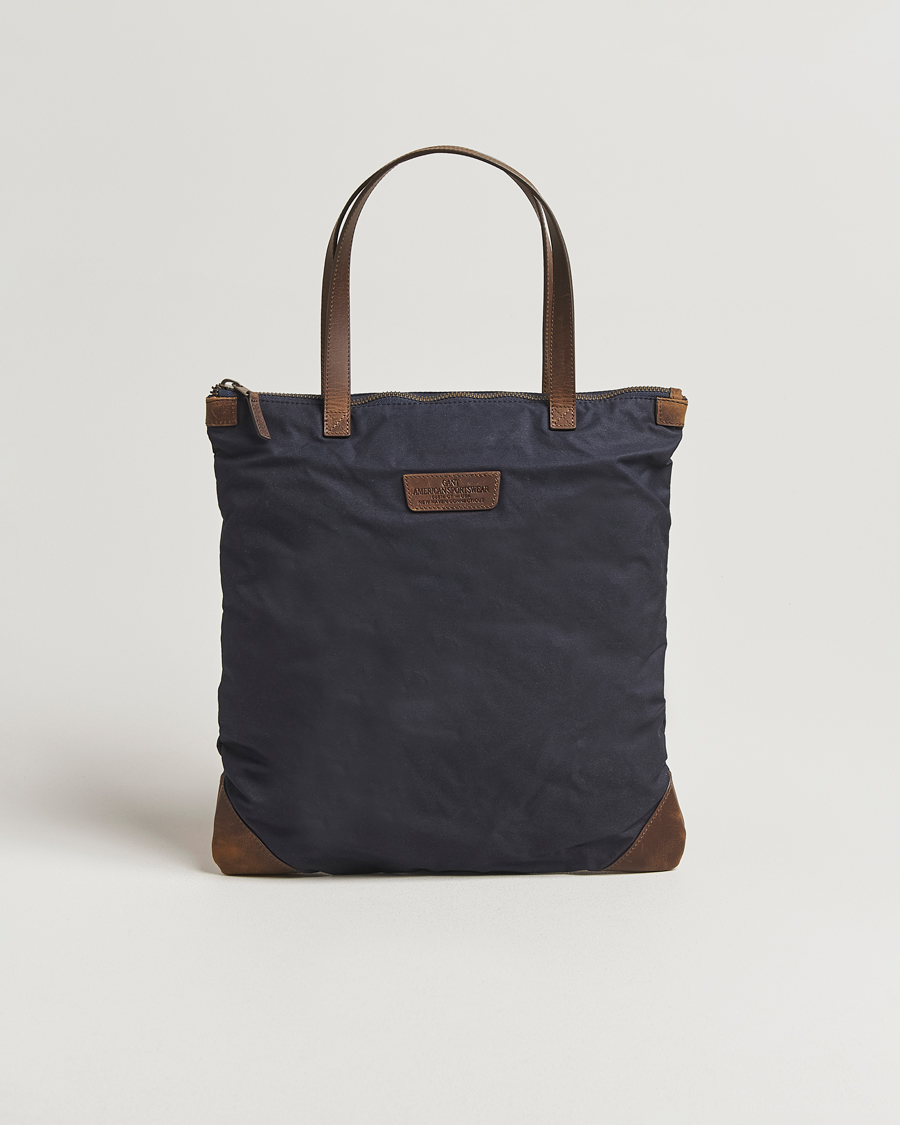 Heren | Tassen | GANT | Waxed Cotton Tote Bag Evening Blue