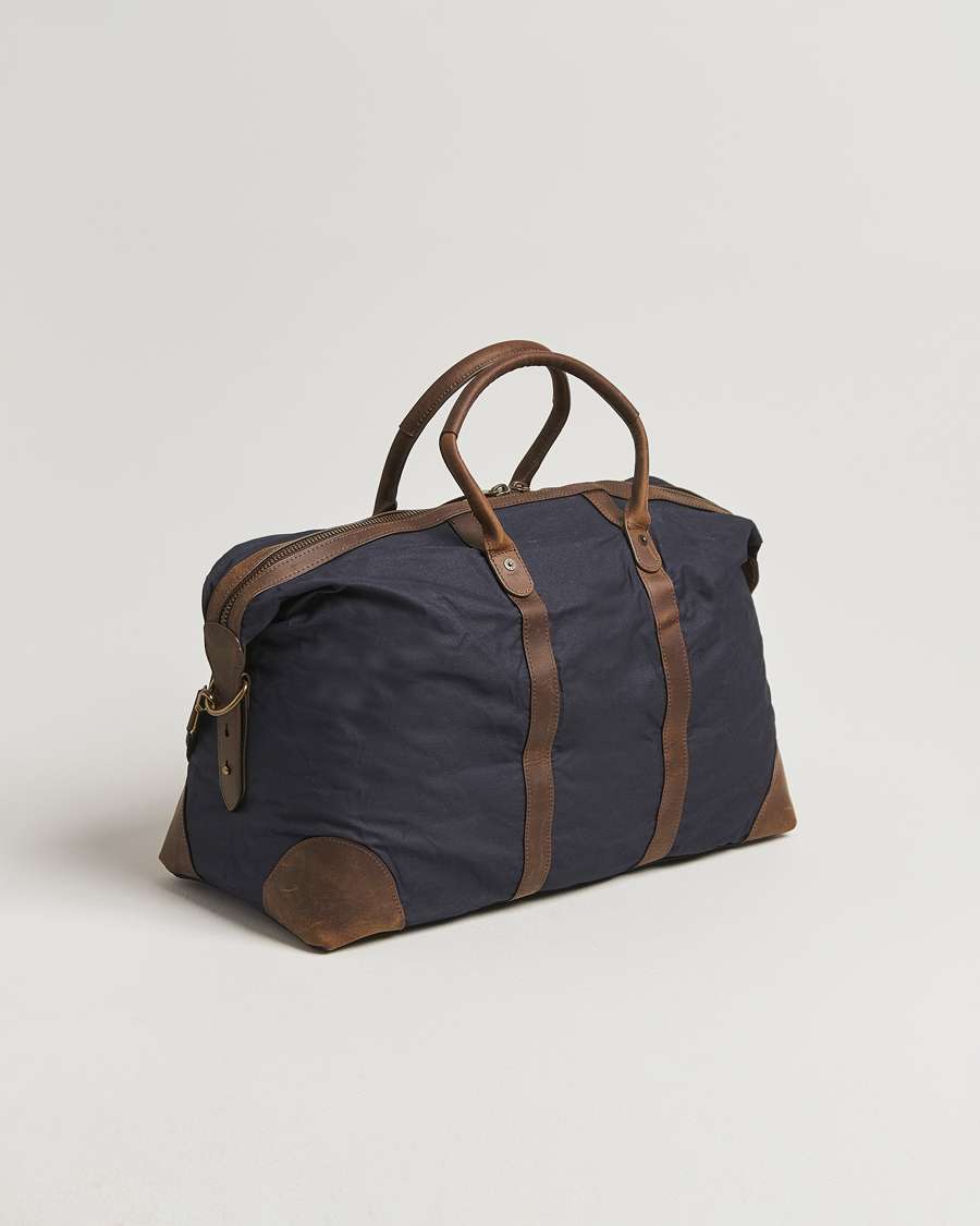 Heren | Tassen | GANT | Waxed Cotton Duffle Bag Evening Blue