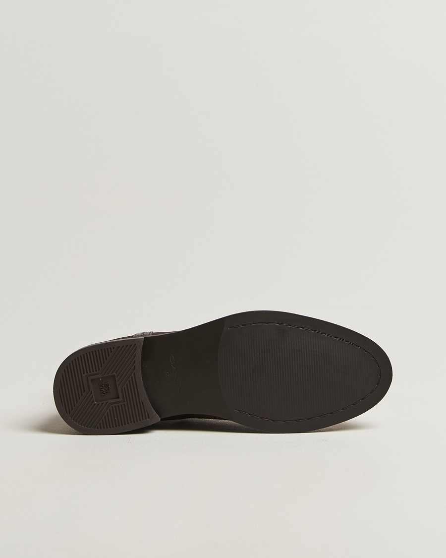Heren | Laarzen | GANT | Bidford Suede Chelsea Boot Dark Brown