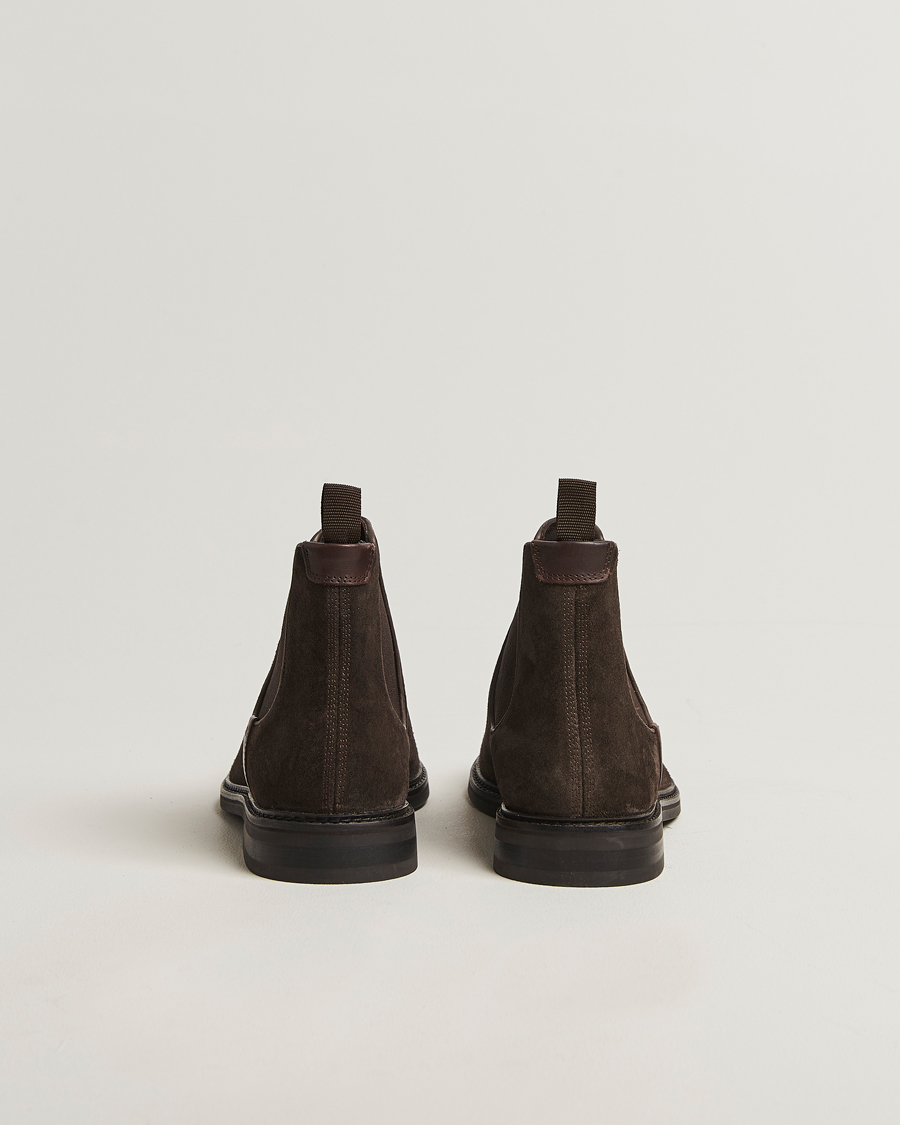 Heren | Laarzen | GANT | Bidford Suede Chelsea Boot Dark Brown