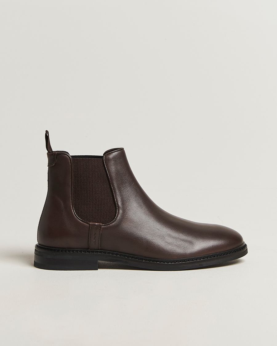 Heren | Laarzen | Gant | Bidford Leather Chelsea Boot Brown