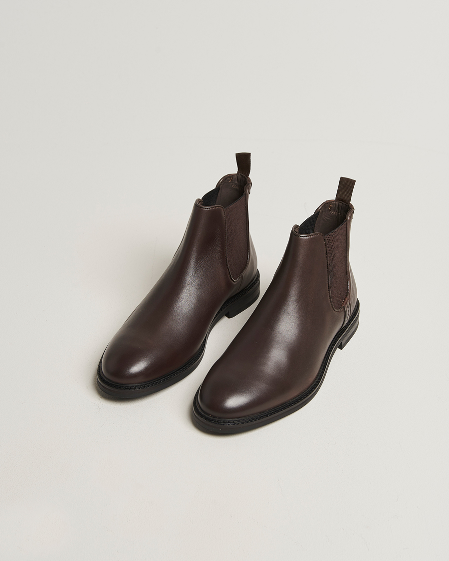 Heren | Laarzen | GANT | Bidford Leather Chelsea Boot Brown