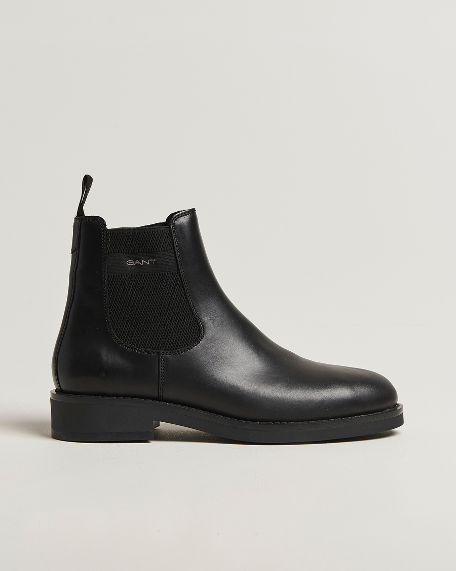 Heren | Laarzen | GANT | Prepdale Leather Chelsea Boot Black
