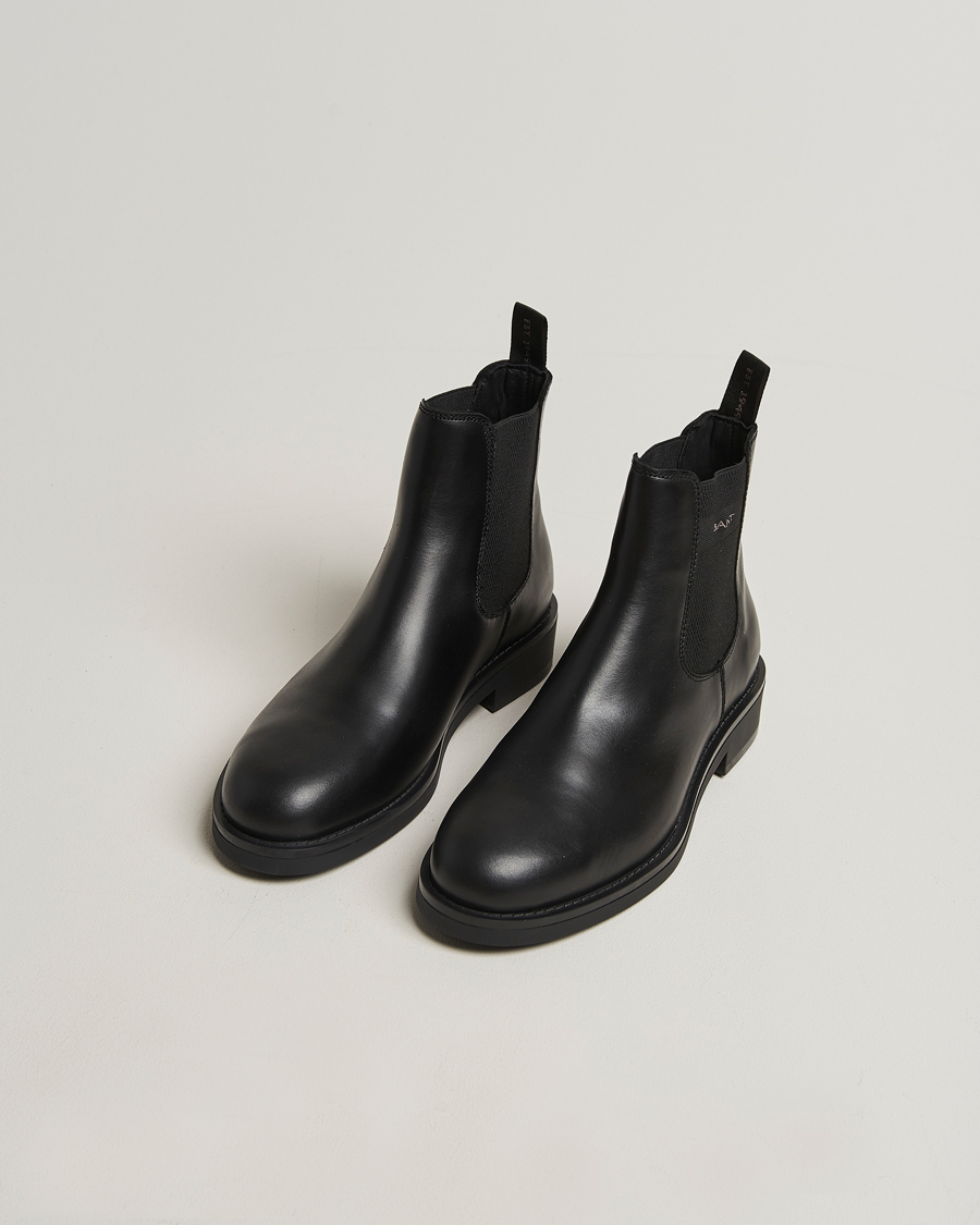 Heren | Laarzen | GANT | Prepdale Leather Chelsea Boot Black