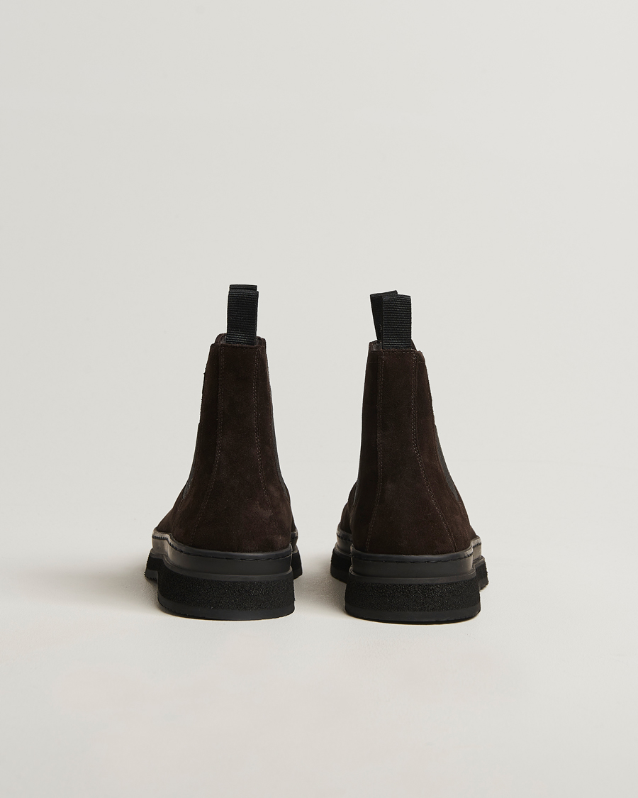 Heren | Laarzen | GANT | Blistown Shearling Suede Chelsea Boot Espresso Brown