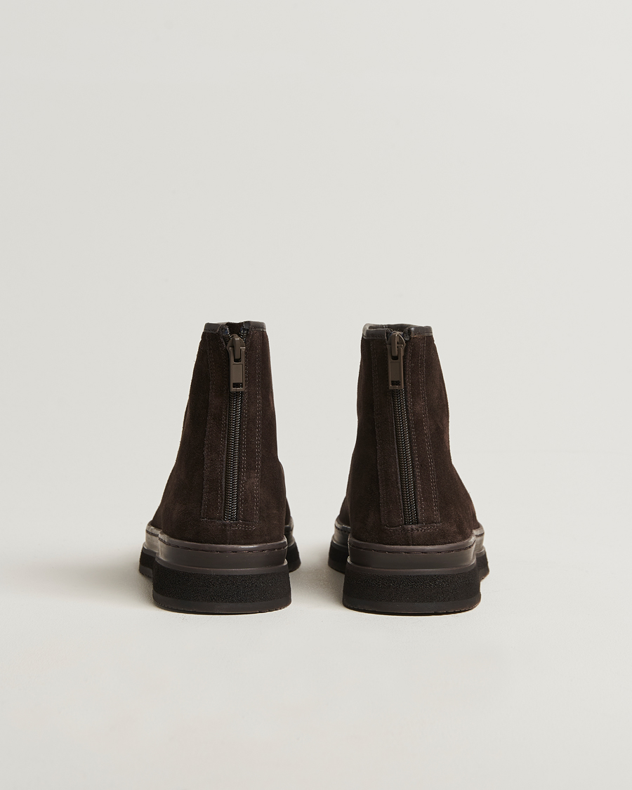 Heren | Laarzen | GANT | Blistown Shearling Suede Curling Boot Espresso Brown