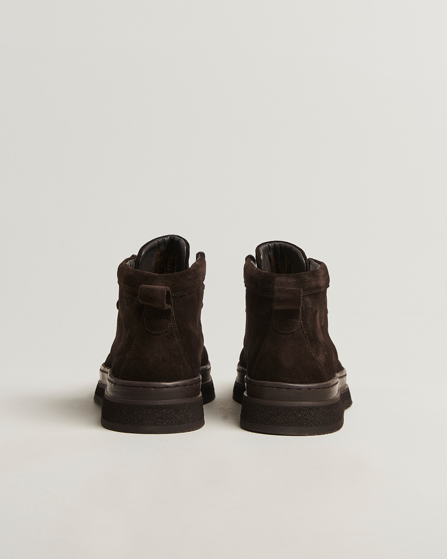 Heren | Laarzen | GANT | Blistown Suede Moc Toe Boot Espresso Brown