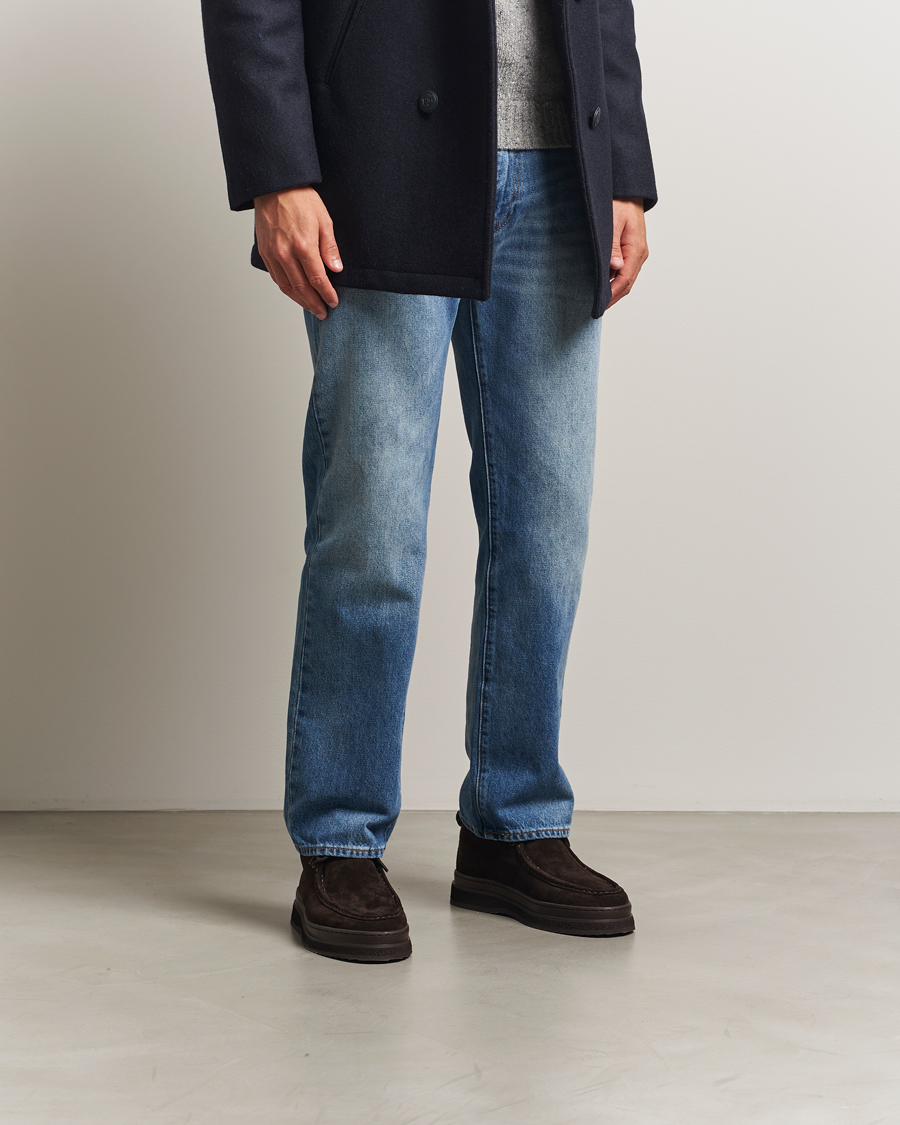 Heren | Laarzen | GANT | Blistown Suede Moc Toe Boot Espresso Brown
