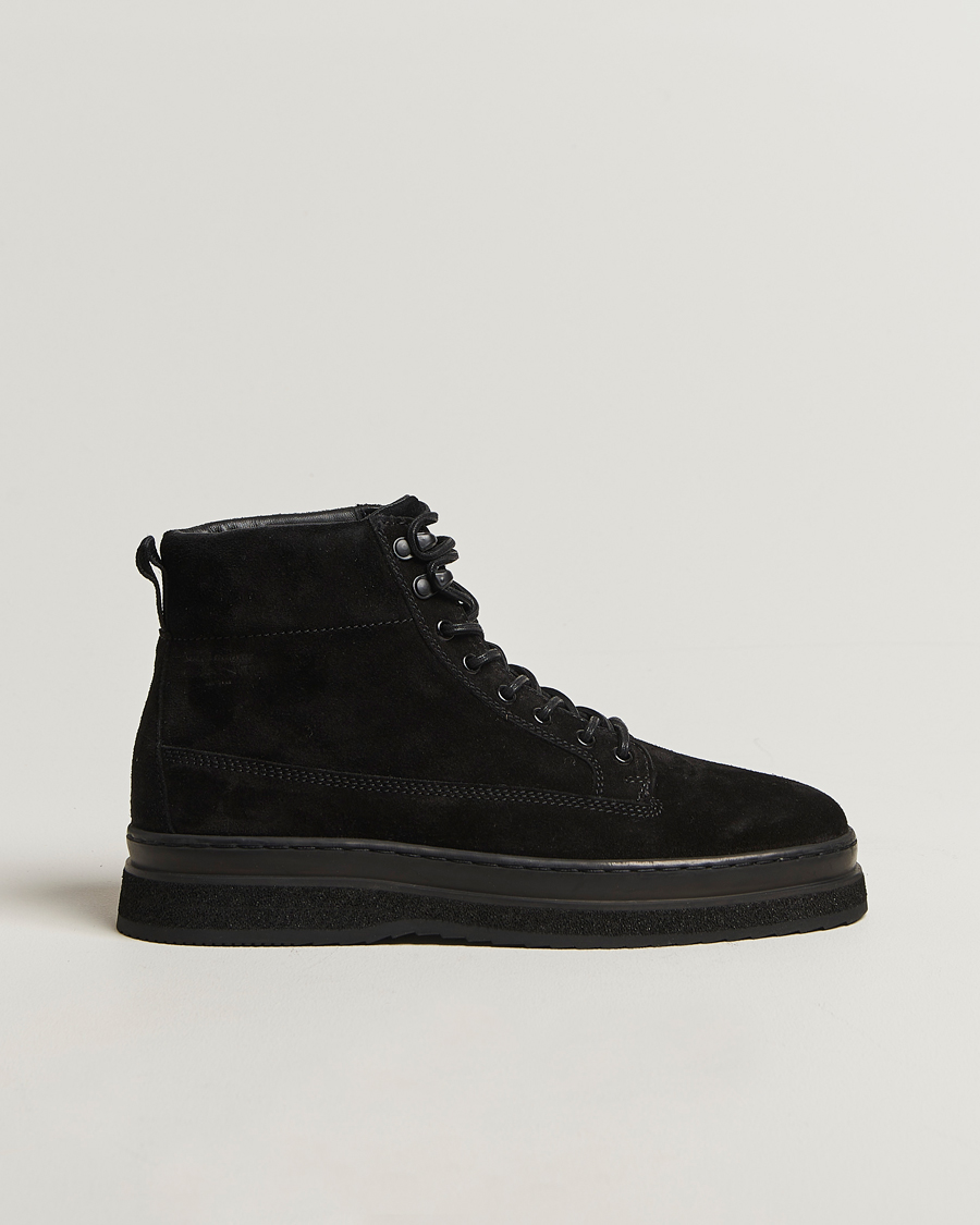 Heren | Laarzen | GANT | Blistown Shearling Suede Boot Black