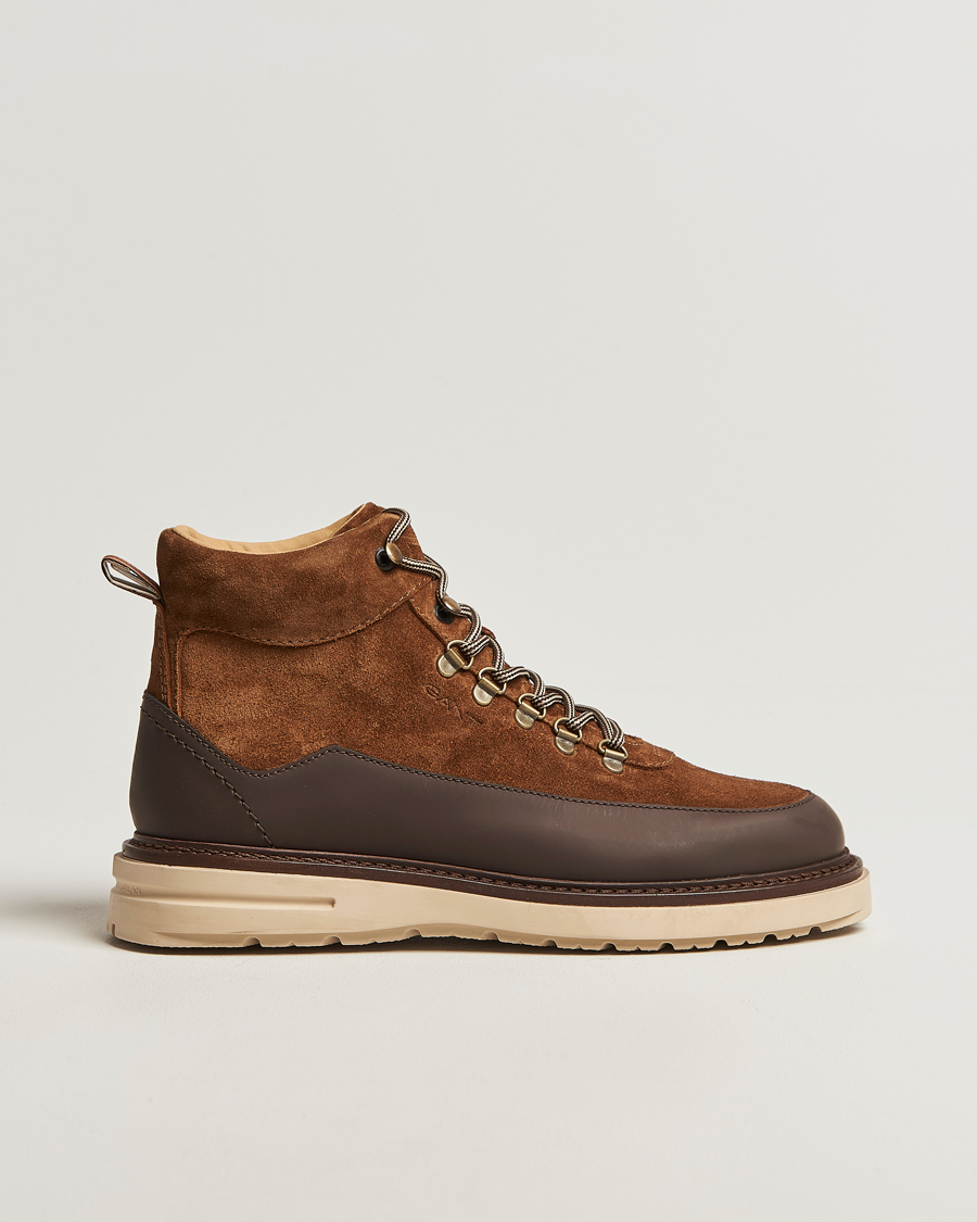 Heren | Laarzen | GANT | Hillprep Suede Boot Cognac