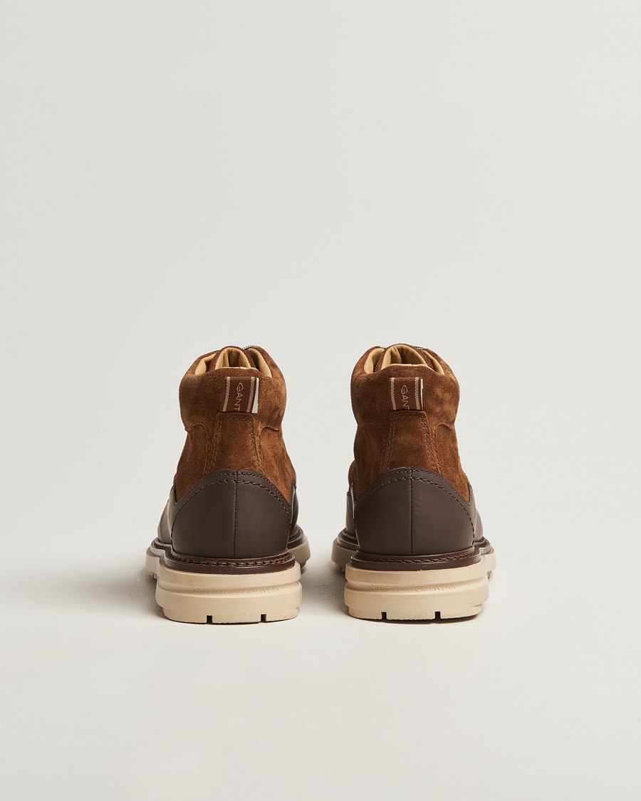 Heren | Laarzen | GANT | Hillprep Suede Boot Cognac