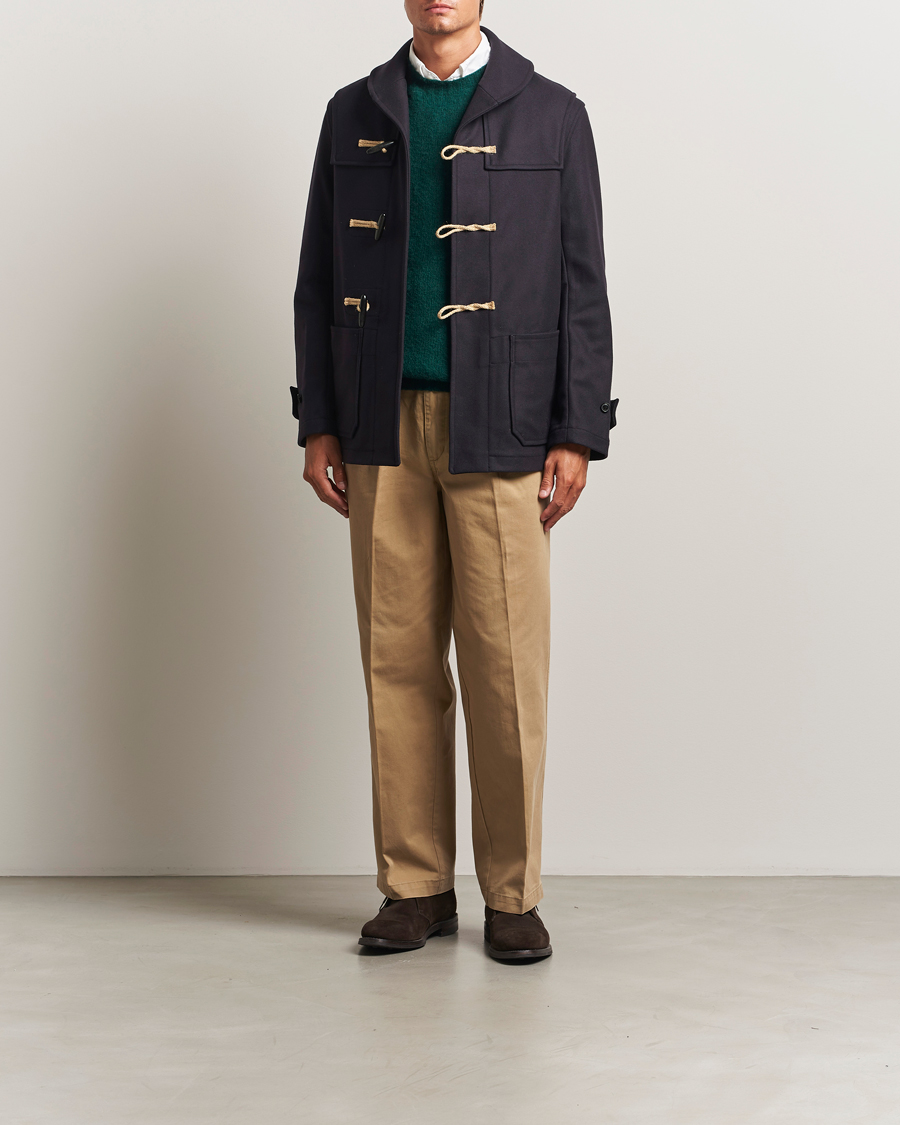 Heren | Jassen | Gloverall | Shawl Collar Duffle Jacket Navy