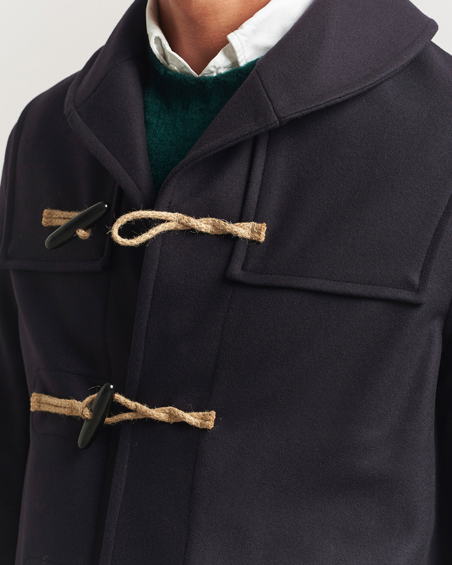 Heren | Jassen | Gloverall | Shawl Collar Duffle Jacket Navy