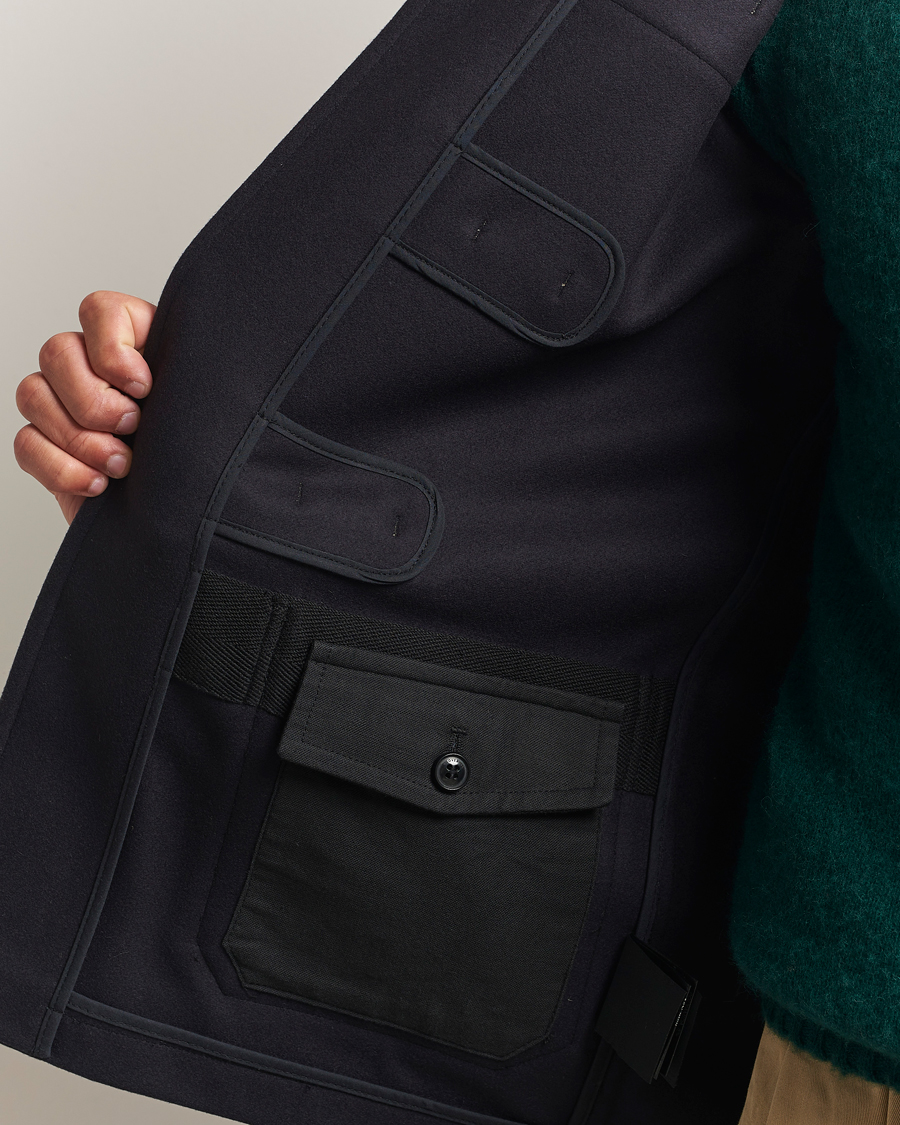 Heren | Jassen | Gloverall | Shawl Collar Duffle Jacket Navy