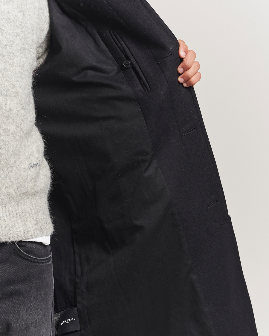 Heren | Jassen | Gloverall | Wool Mac Coat Black