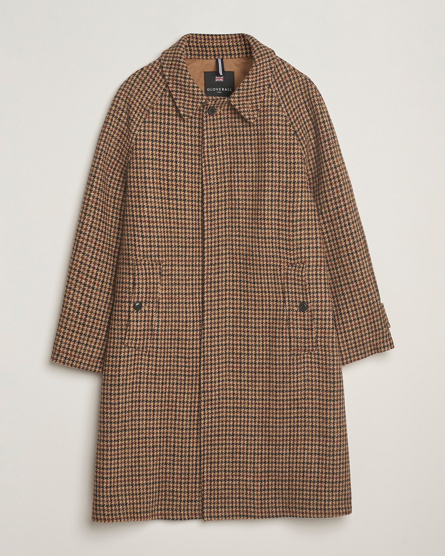 Heren | Jassen | Gloverall | Harris Tweed Mac Coat Brown