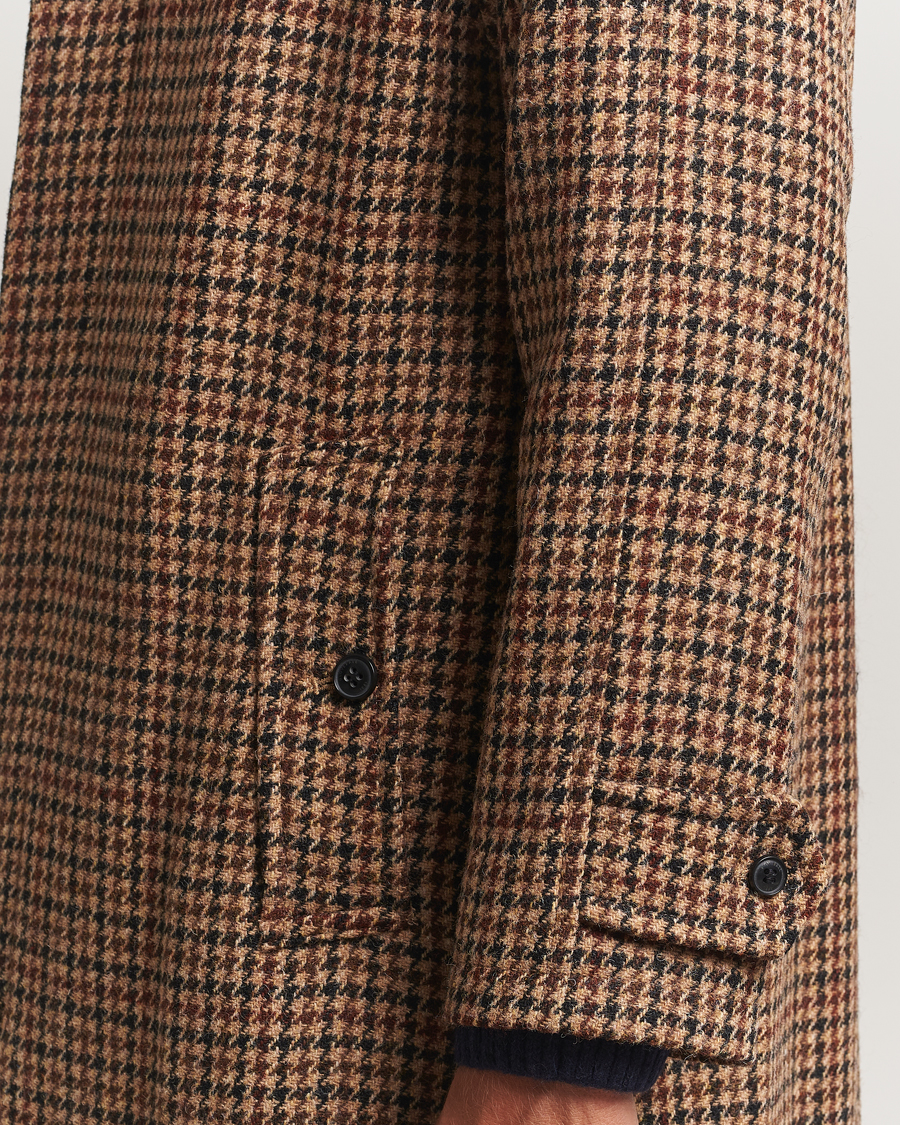 Heren | Jassen | Gloverall | Harris Tweed Mac Coat Brown
