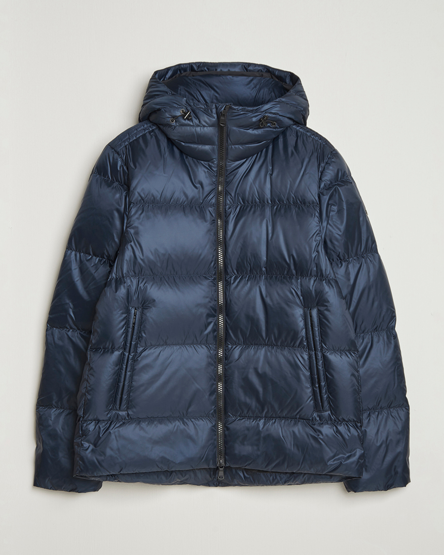 Heren | Jassen | J.Lindeberg | Daryl Down Hooded Jacket Navy