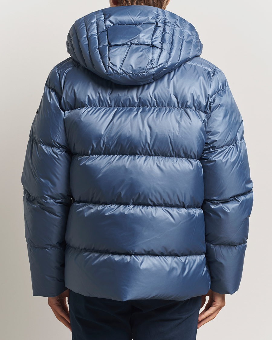 Heren | Jassen | J.Lindeberg | Daryl Down Hooded Jacket Vintage Indigo