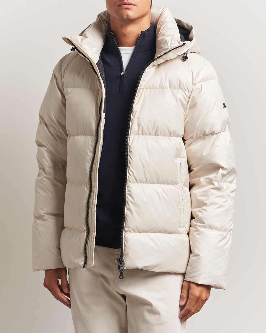 Heren | Jassen | J.Lindeberg | Daryl Down Hooded Jacket Moonbeam