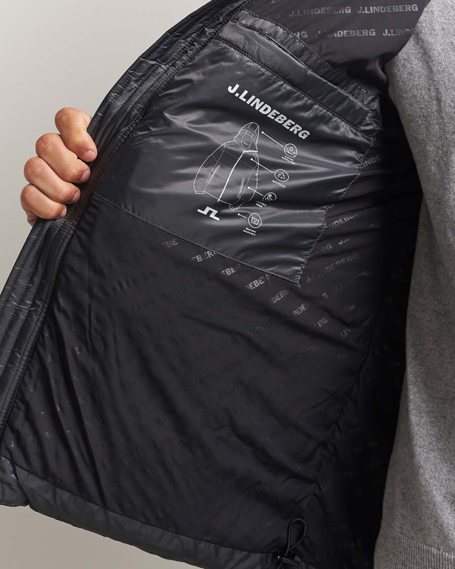 Heren | Jassen | J.Lindeberg | Daryl Down Hooded Jacket Asphalt