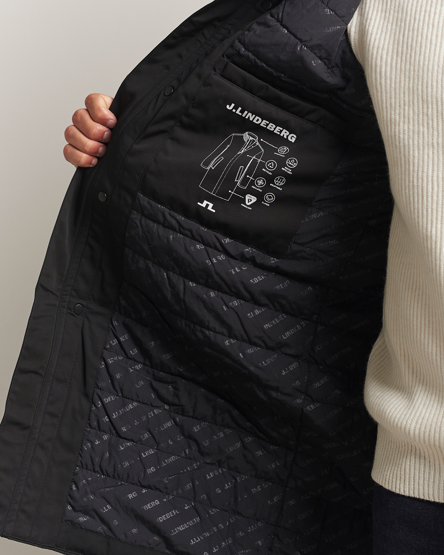 Heren | Jassen | J.Lindeberg | Hassan 2L Padded Coat Black