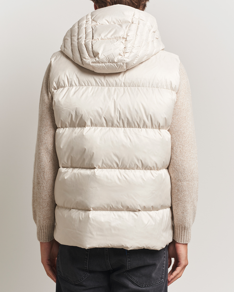 Heren | Jassen | J.Lindeberg | Daryl Down Hooded Vest Moonbeam