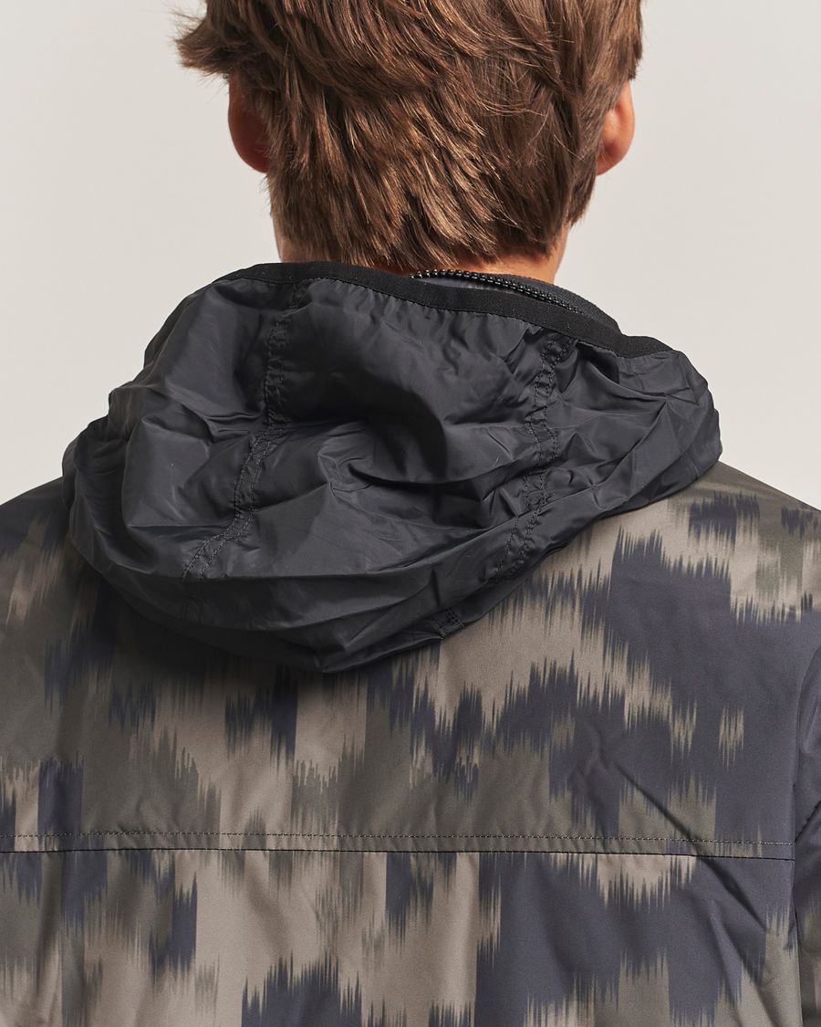 Heren | Jassen | J.Lindeberg | Aiden 2L Padded Printed Field Jacket Wrap Forest