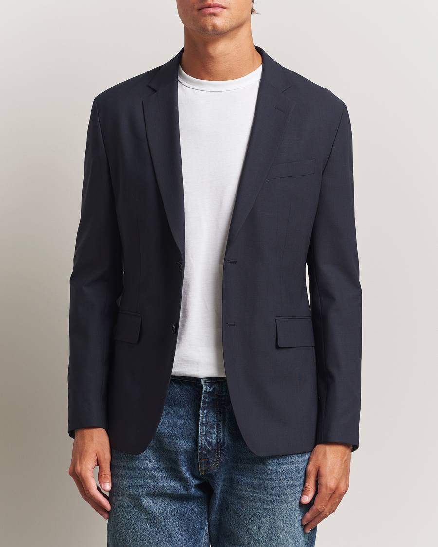 Heren | Blazers | J.Lindeberg | Hopper Bi Stretch Blazer Navy