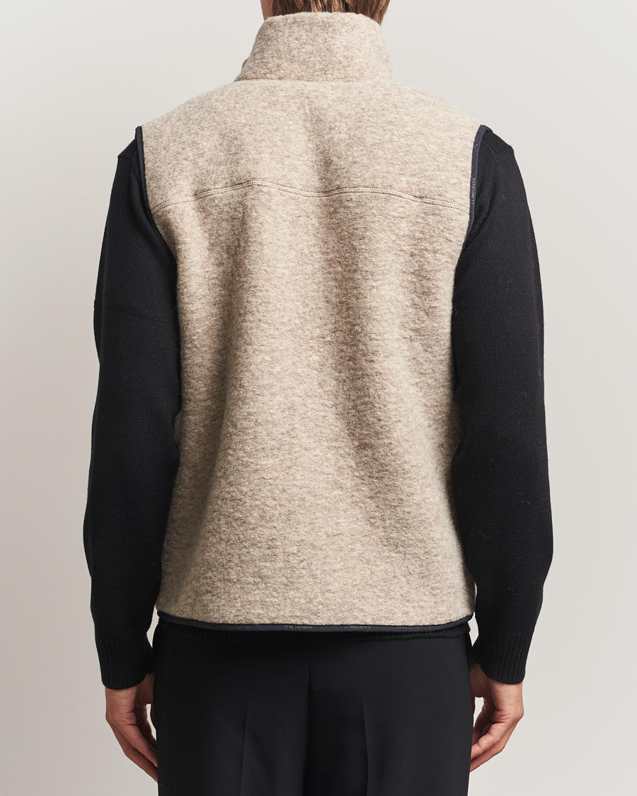 Heren | Truien | J.Lindeberg | Duncan Wool Fleece Vest Moonbeam