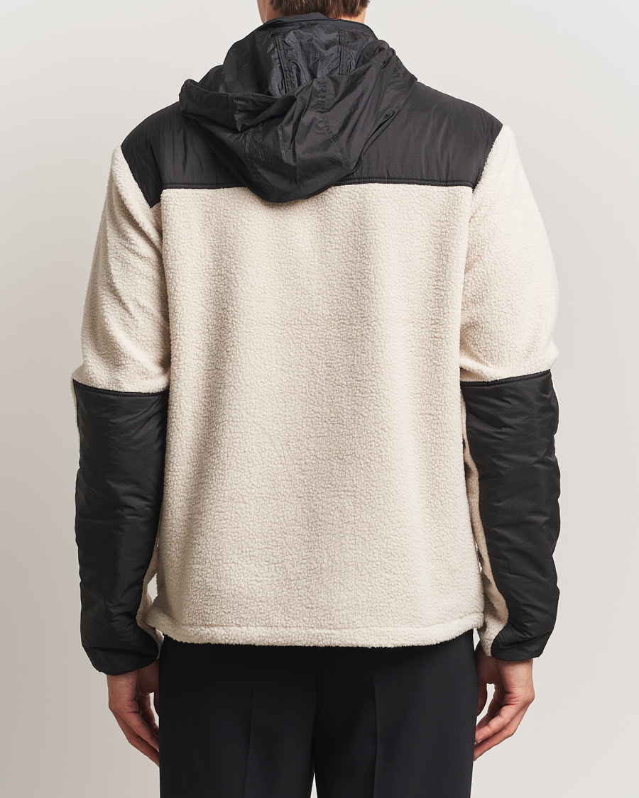 Heren | Truien | J.Lindeberg | Provo Pile Hooded Full Zip Moonbeam