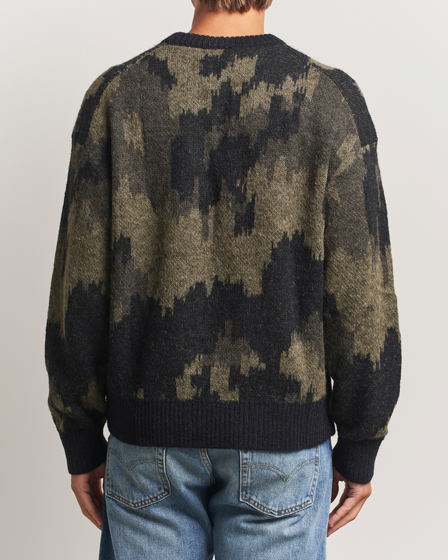 Heren | Truien | J.Lindeberg | Nate Graphic Jaquard Knitted Sweater Forest Green