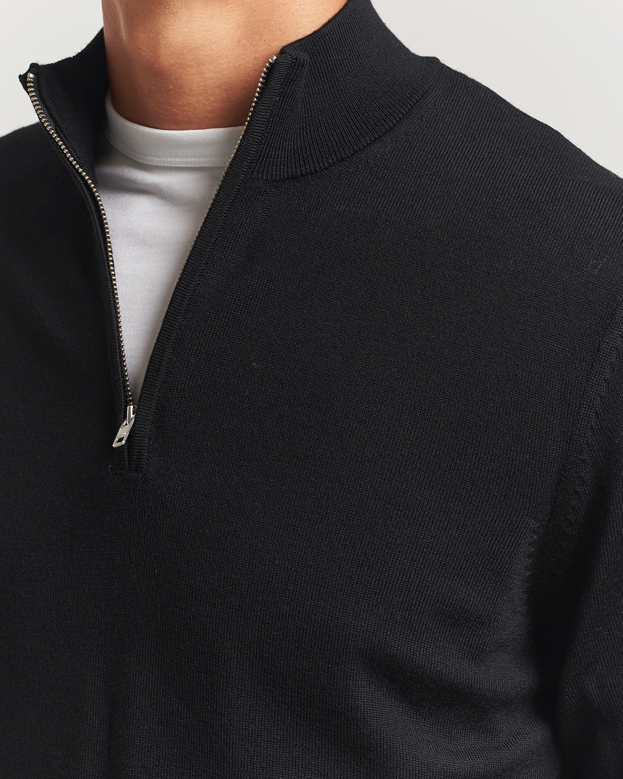 Heren | Truien | NN07 | Sergio Merino Half Zip Black