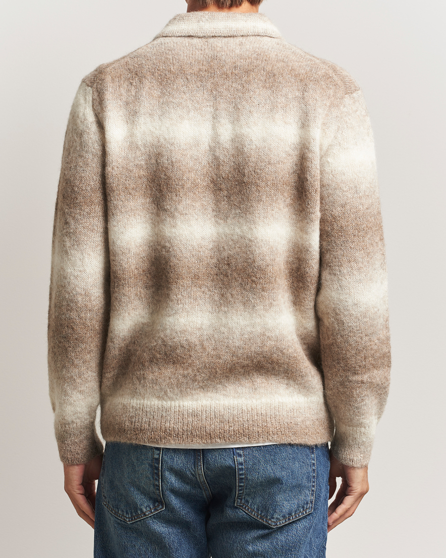 Heren | Truien | NN07 | Alfie Alpaca Knitted Polo Light Camel