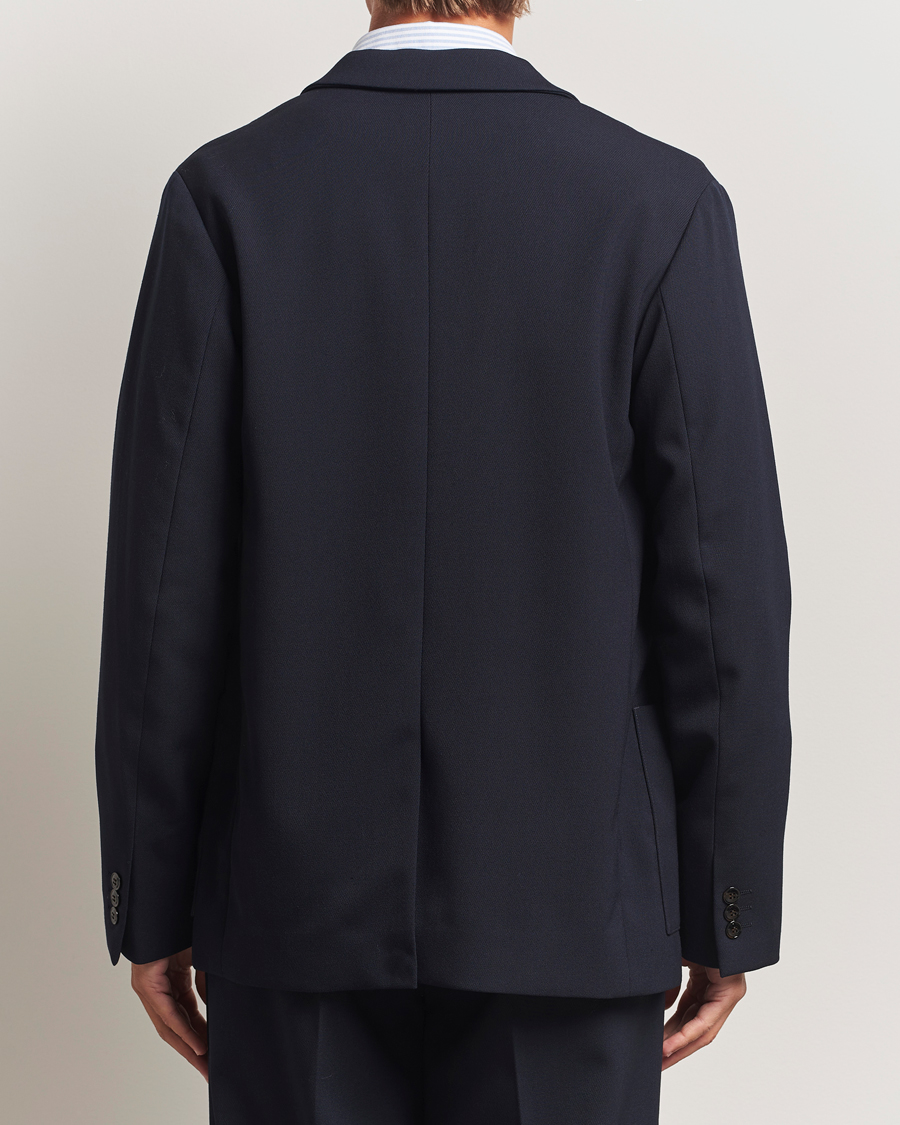 Heren | Blazers | NN07 | Jordin Wool Double Breasted Blazer Deep Navy