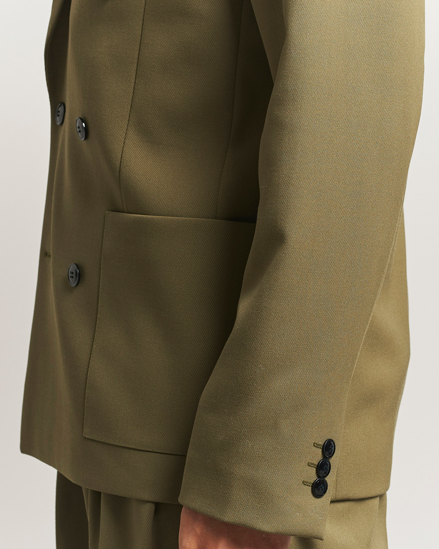 Heren | Blazers | NN07 | Jordin Wool Double Breasted Blazer Firene Green