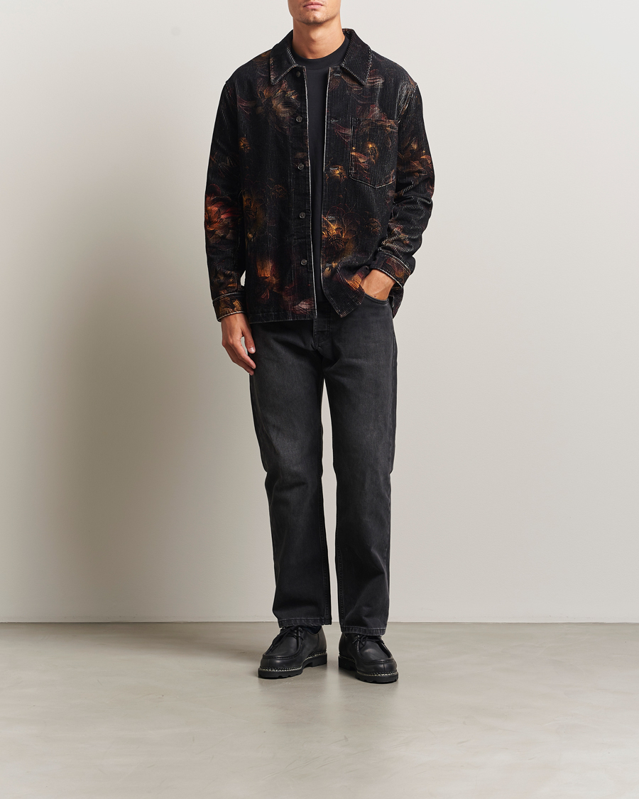 Heren | Overhemden | NN07 | Blaze Printed Corduroy Overshirt Multi
