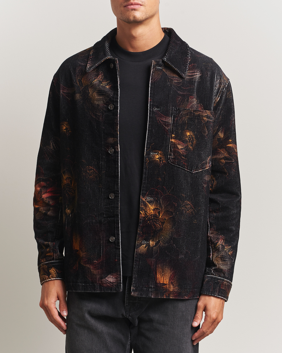 Heren | Overhemden | NN07 | Blaze Printed Corduroy Overshirt Multi