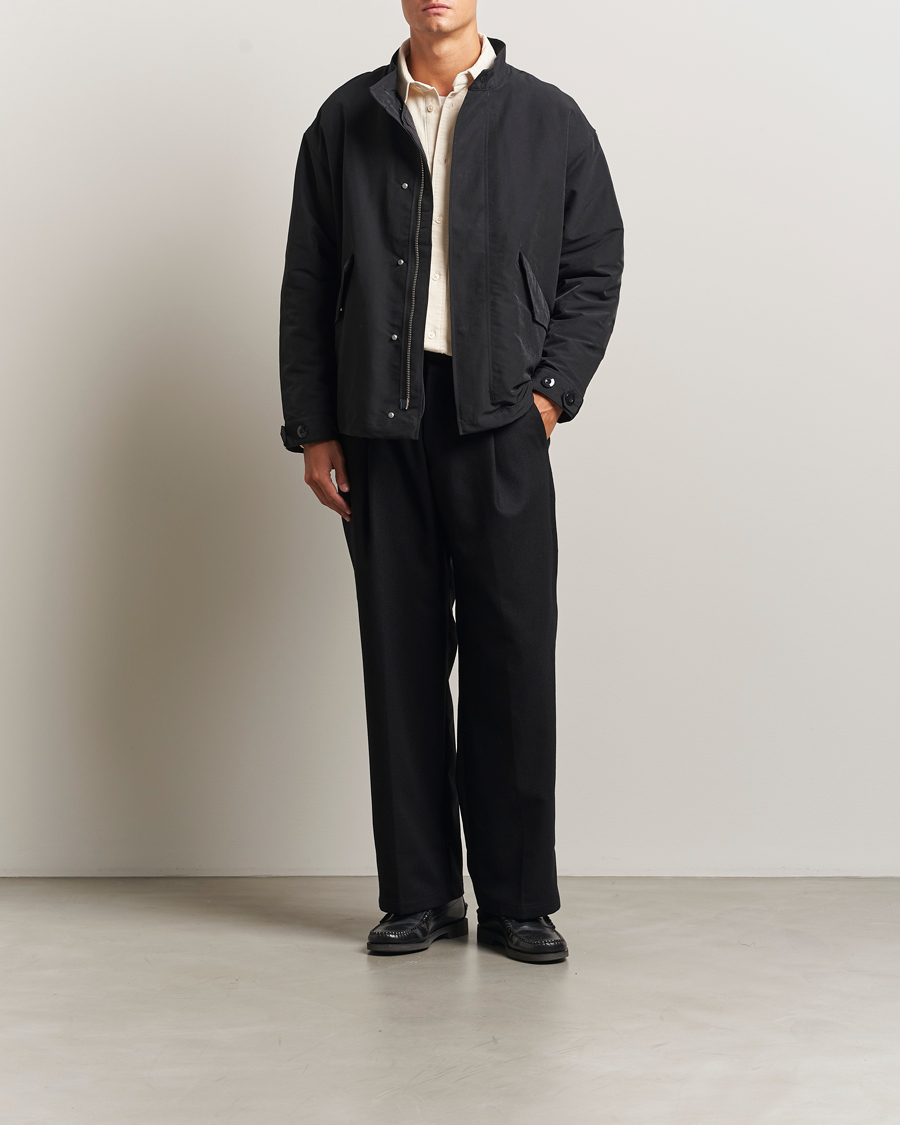 Heren | Jassen | NN07 | Sophus Nylon Bomber Jacket Black