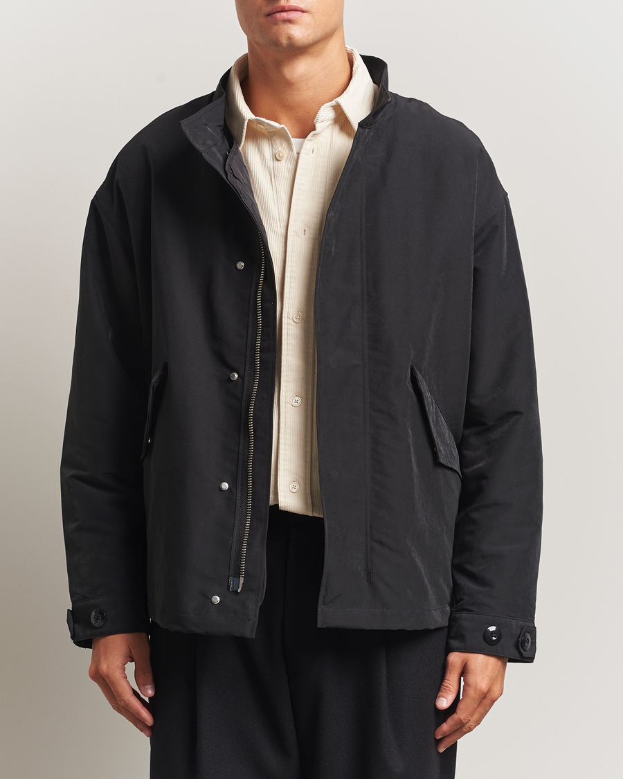 Heren | Jassen | NN07 | Sophus Nylon Bomber Jacket Black