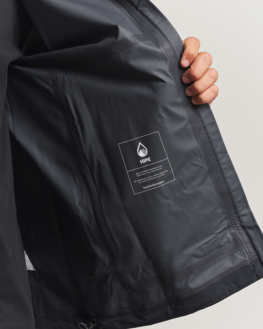 Heren | Jassen | Peak Performance | Treeline Shell Hooded Jacket Black