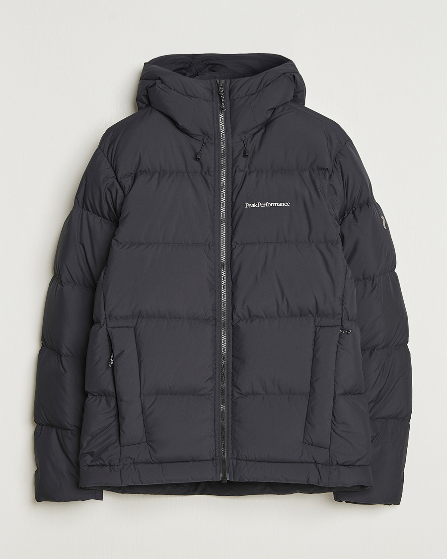 Heren | Jassen | Peak Performance | Rivel Down Hooded Jacket Black